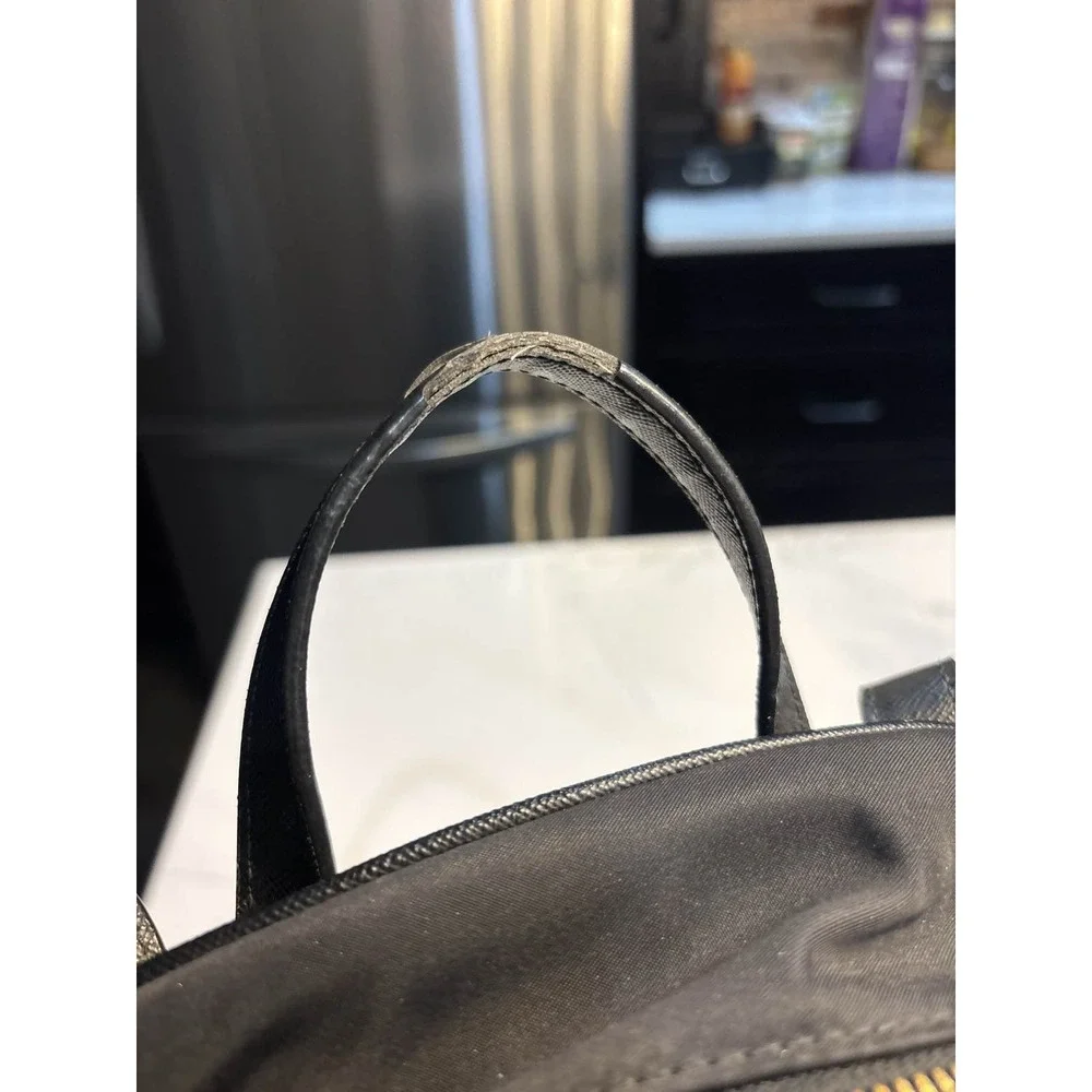 Kate Spade Wilson Road Bradley Black Nylon Backpack Gold HW